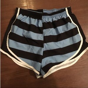 Varsity Columbia Blue & Black Shorts